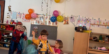 Powiększ grafikę: Bal karnawałowy w grupie Bajkoludków
