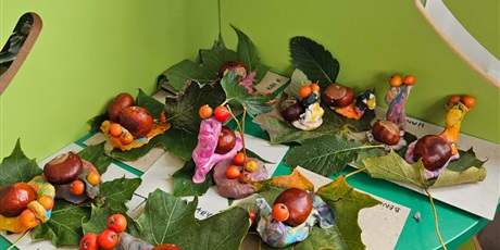 Powiększ grafikę: Jesienne ślimaczki w wykonaniu Kosmoludków! 🐌🍁