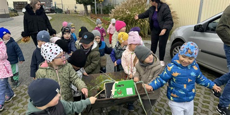 Powiększ grafikę: Bajkoludki zebrały plony z naszego ogródka.