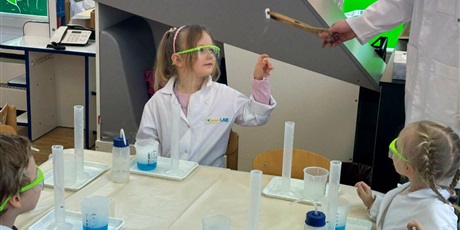 Powiększ grafikę: Bajkoludki - zajęcia chemiczne